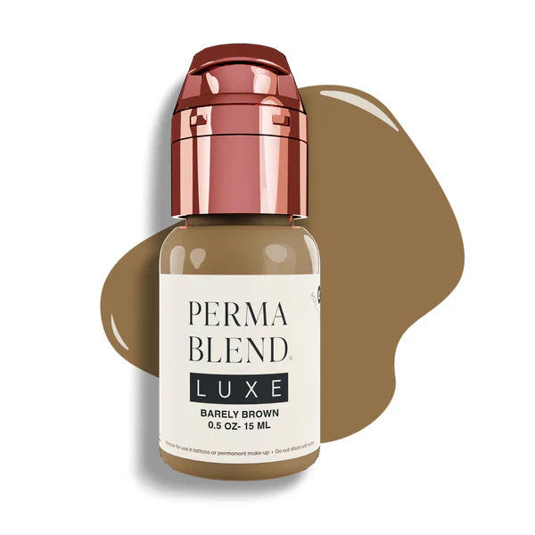perma blend luxe pmu ink - barely brown 15 ml