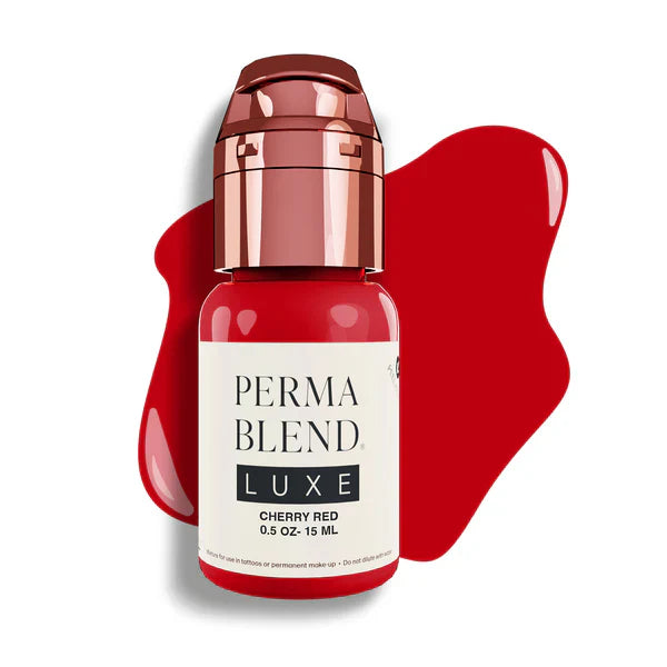perma blend luxe pmu ink - cherry red 15 ml