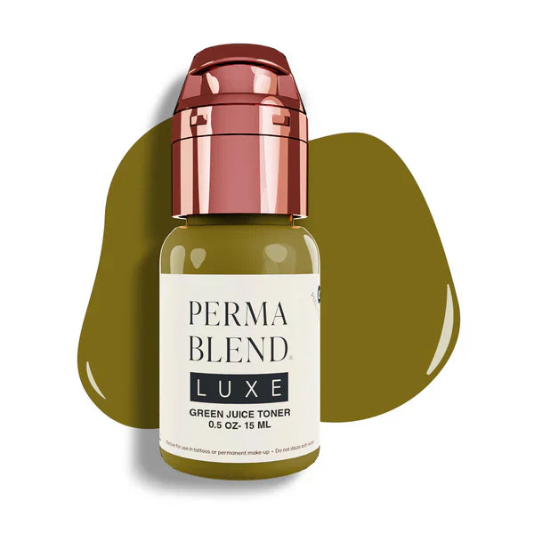 perma blend luxe pmu ink - green juice toner 15 ml