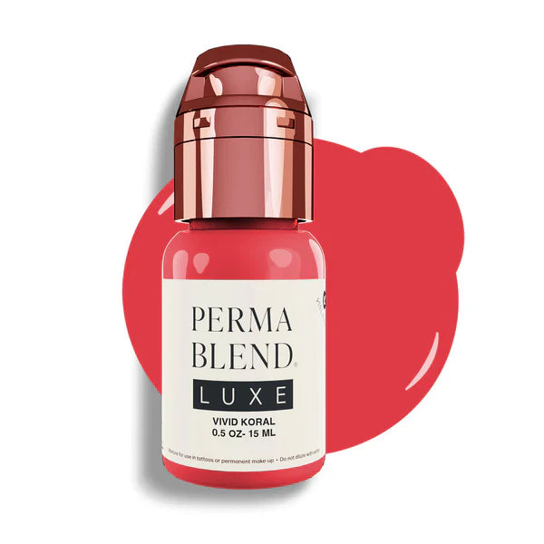 perma blend luxe pmu ink - vivid koral 15 ml