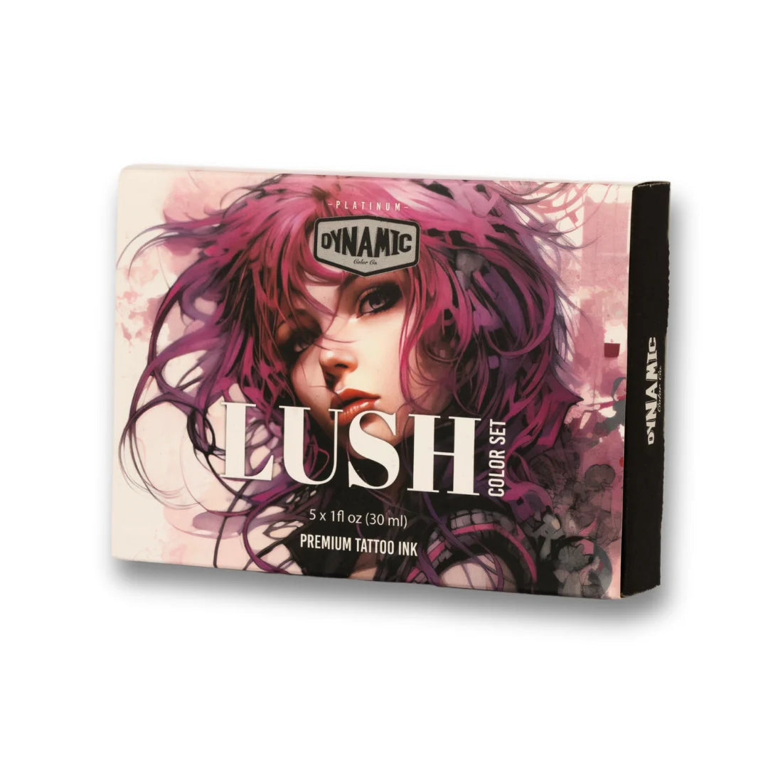 dynamic platinum lush color set tattoo ink reach