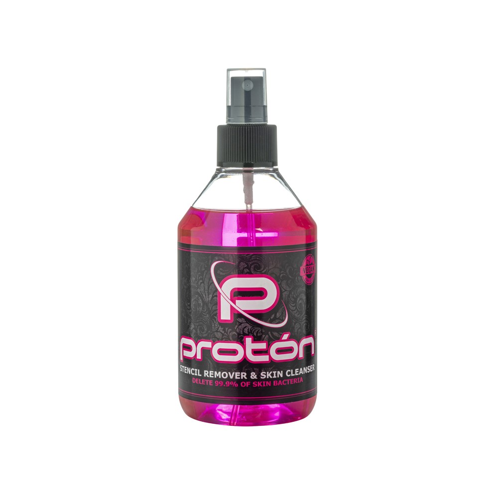 Protón Stencil Remover & Skin Cleanser Rosa - 250 ml